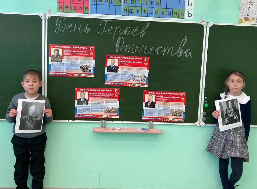 Внеурочное занятие «Разговоров о важном» на тему «День Героев Отечества».