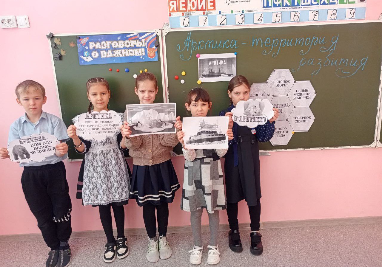 Внеурочное занятие «Разговоров о важном» на тему «Арктика».