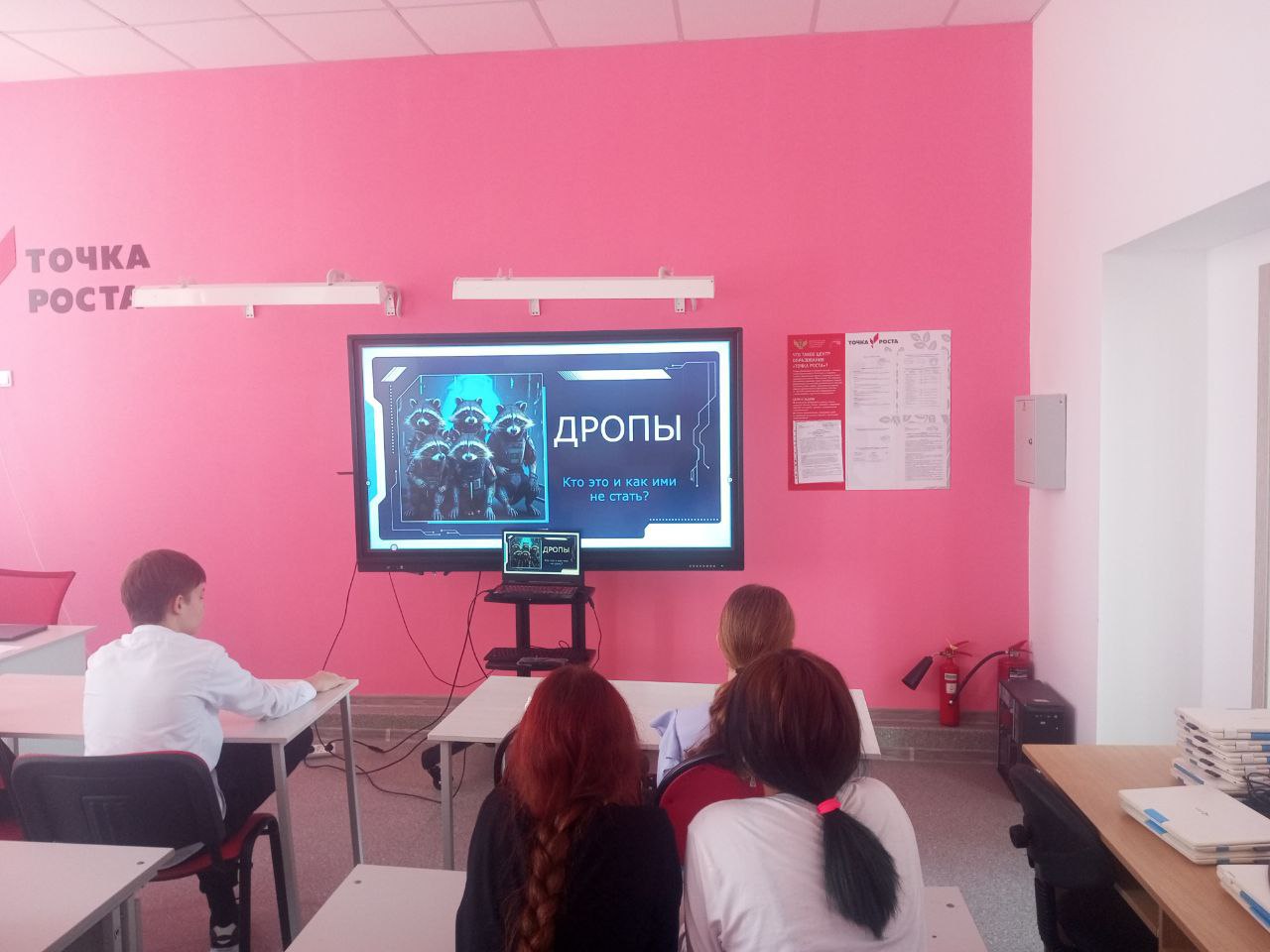Проведение онлайн-уроков «Дропы. Кто это и как ими не стать?».